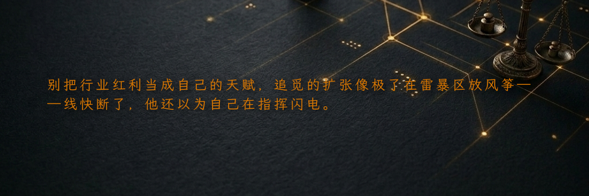 别把行业红利当成自己的天赋,追觅的扩张像极了在雷暴区放风筝——线快断了,他还以为自己在指挥闪电。