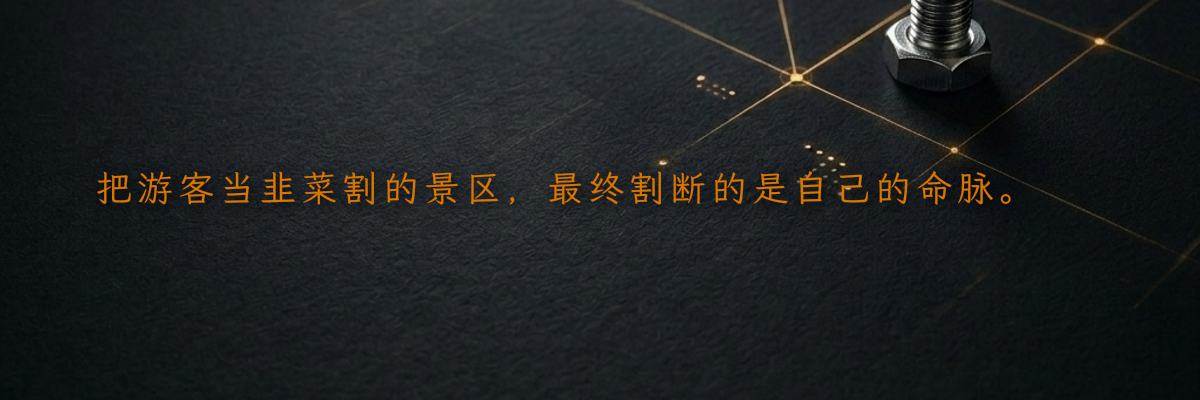 把游客当韭菜割的景区,最终割断的是自己的命脉。