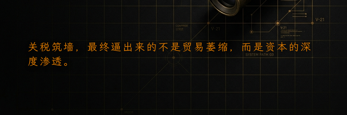 关税筑墙,最终逼出来的不是贸易萎缩,而是资本的深度渗透。