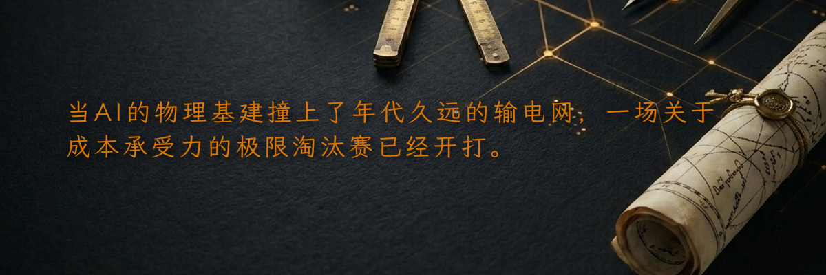 当AI的物理基建撞上了年代久远的输电网,一场关于成本承受力的极限淘汰赛已经开打。