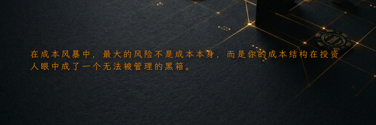 成本结构可视化对赌:从被动承压到主动定义行业效率标尺的博弈路径