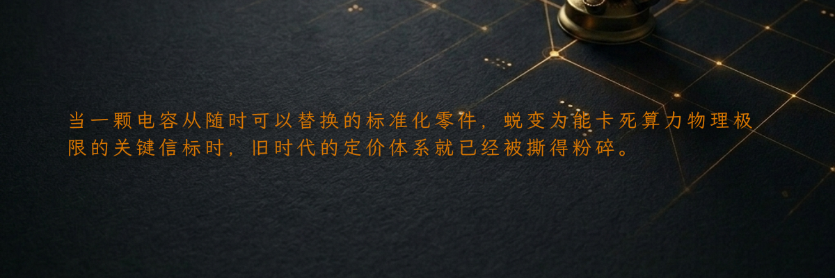 当一颗电容从随时可以替换的标准化零件,蜕变为能卡死算力物理极限的关键信标时,旧时代的定价体系就已经被撕得粉碎。