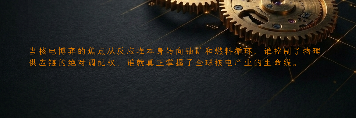 当核电博弈的焦点从反应堆本身转向铀矿和燃料循环,谁控制了物理供应链的绝对调配权,谁就真正掌握了全球核电产业的生命线。