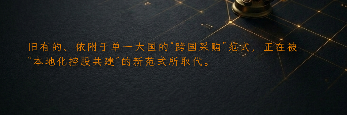 旧有的、依附于单一大国的“跨国采购”范式,正在被“本地化控股共建”的新范式所取代。